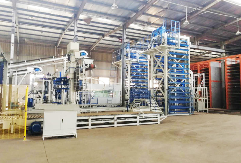 免燒磚制磚機(jī)生產(chǎn)線