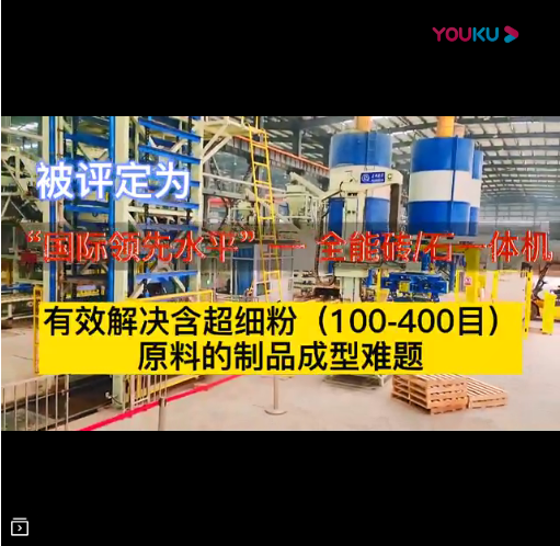 被評定為國際領先水平的全能磚石一體機