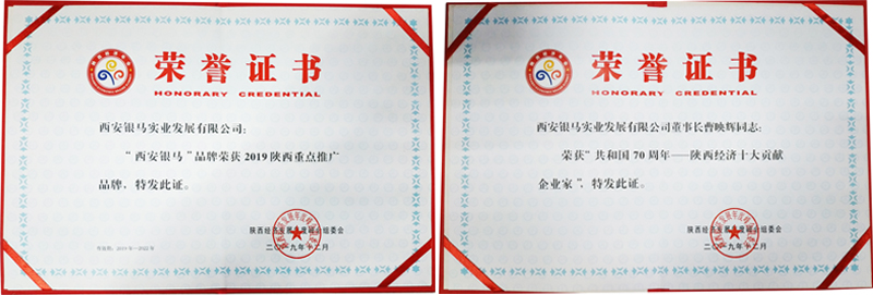 2019陜西重點推廣品牌