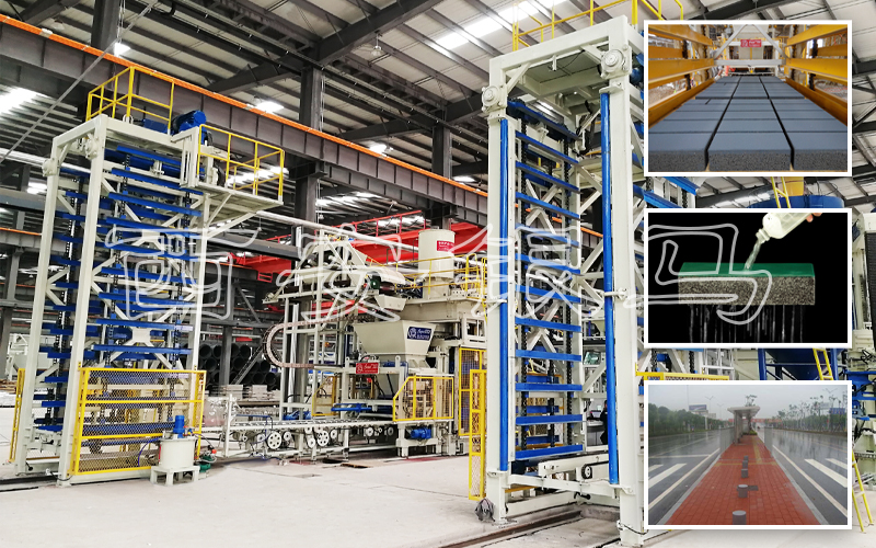 透水磚生產(chǎn)設(shè)備：將固廢資源化利用融入綠色低碳循環(huán)發(fā)展經(jīng)濟(jì)體系